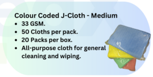 08- Colour Coded J-Cloth - Medium